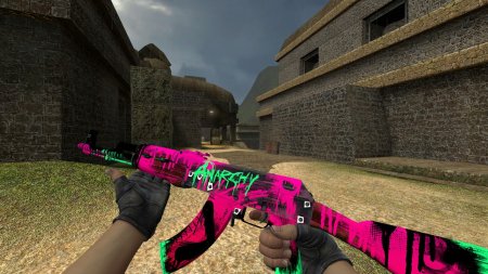 Модель AK-47 «Neon Revolution» для CSS бесплатно